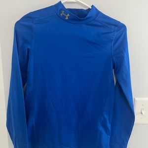 Under Armour Youth ColdGear Mock Neck Long Sleeve Shirt - Large